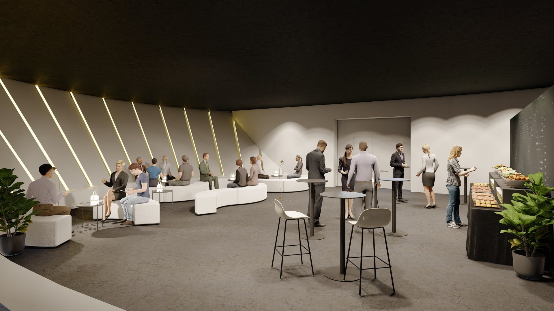 Render Evento corporativo