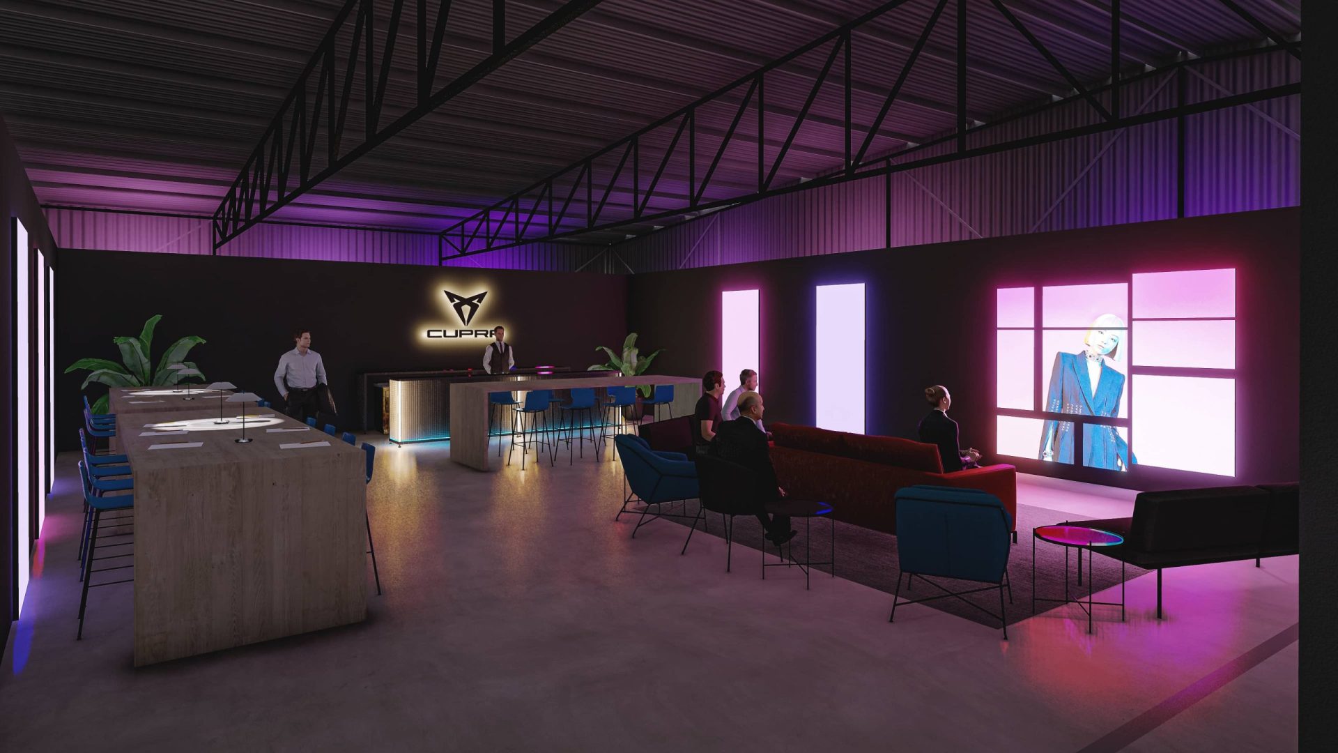 Render Evento corporativo