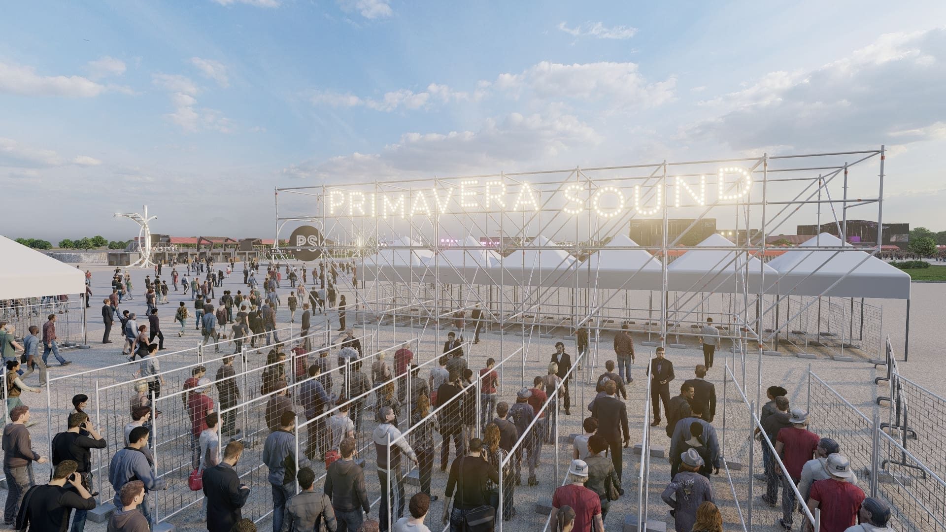 Render evento Primavera Sound MAD 23