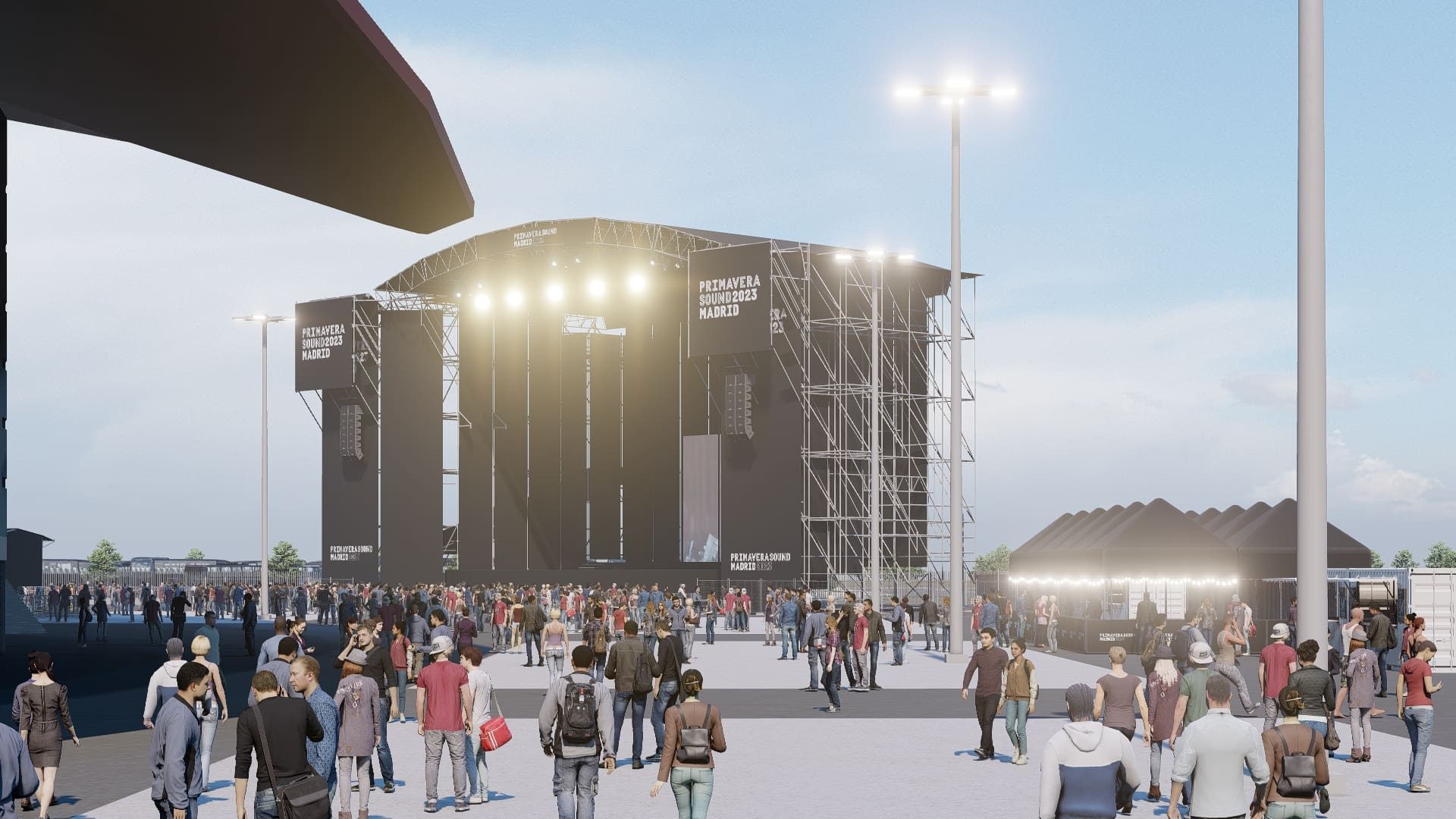 Render evento Primavera Sound MAD 23