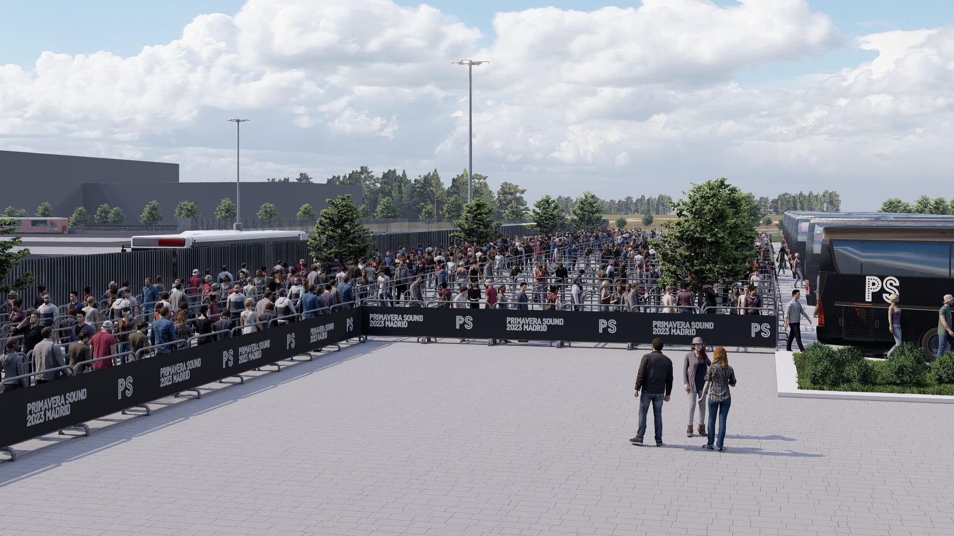 Render evento Primavera Sound MAD 23