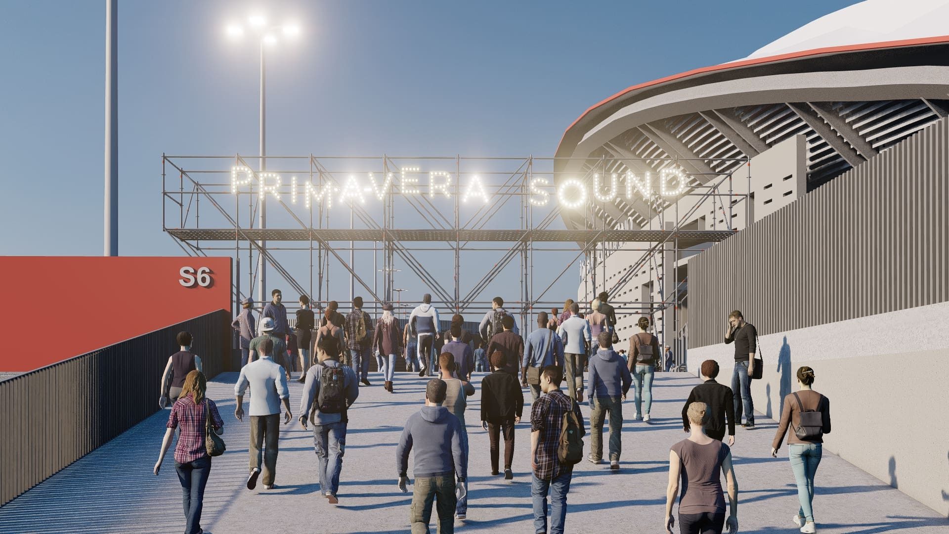 Render evento Primavera Sound MAD 23