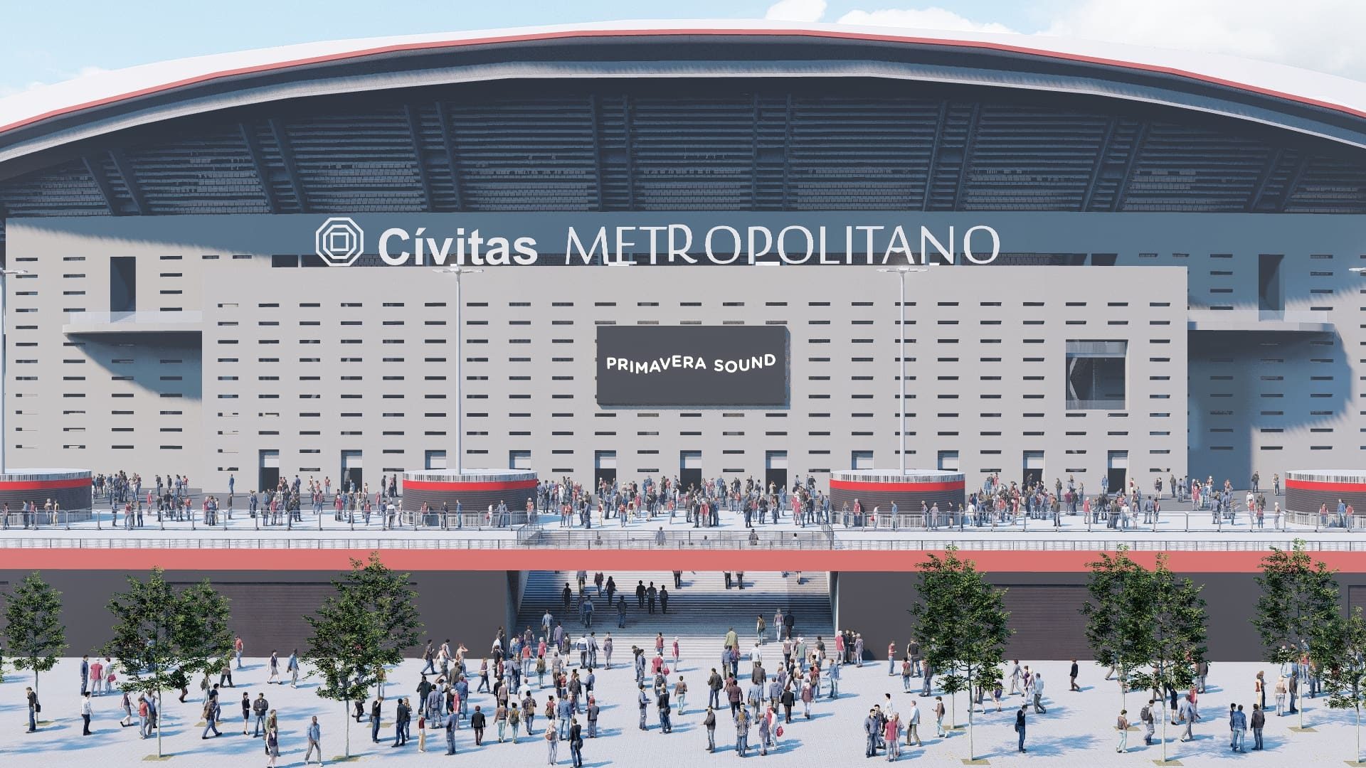 Render evento Primavera Sound MAD 23