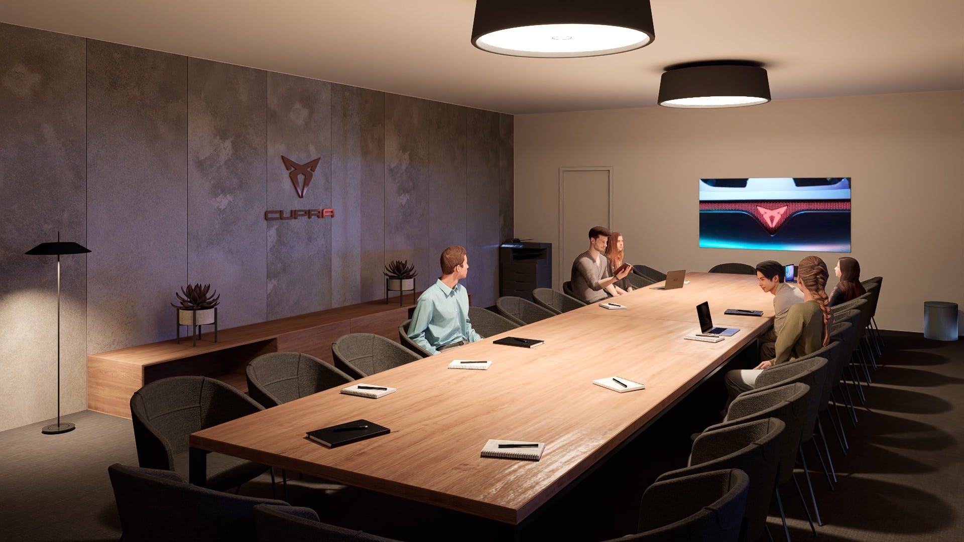 Render Evento corporativo